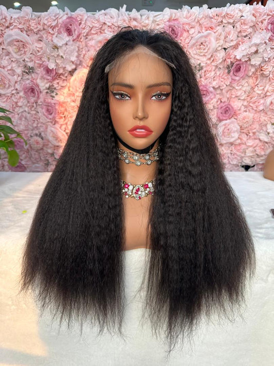 The Lady Jane Kinky Straight – Glueless 5x5 Transparent Lace